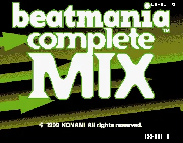 beatmania complete MIX (ver JA-B) screen shot title